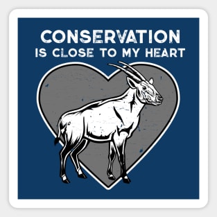 Saola Conservation Heart Magnet